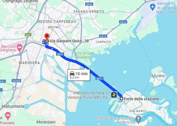 Gozzi House - Comoda Casa - Free Parking - Easy To Venice! Местре Екстериор снимка
